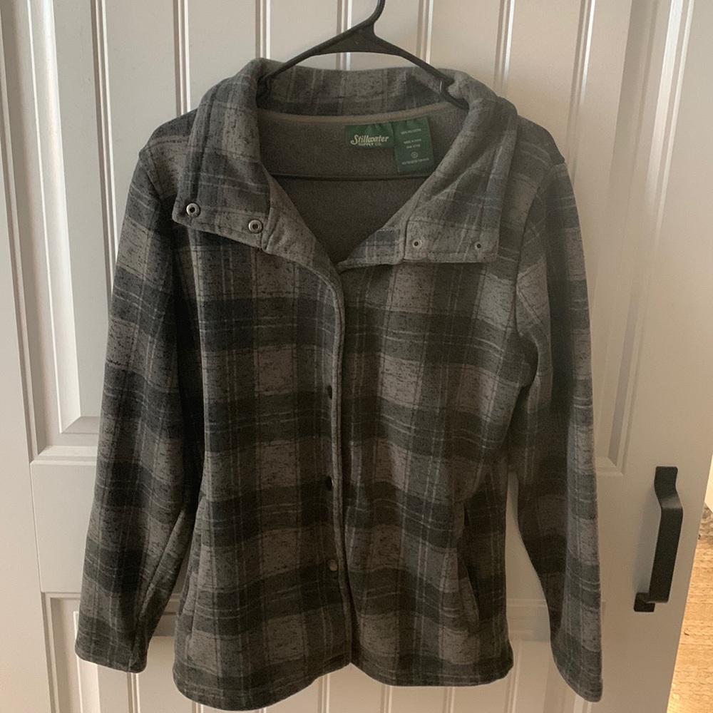 Stillwater Supply Co. women’s grey flannel jacket